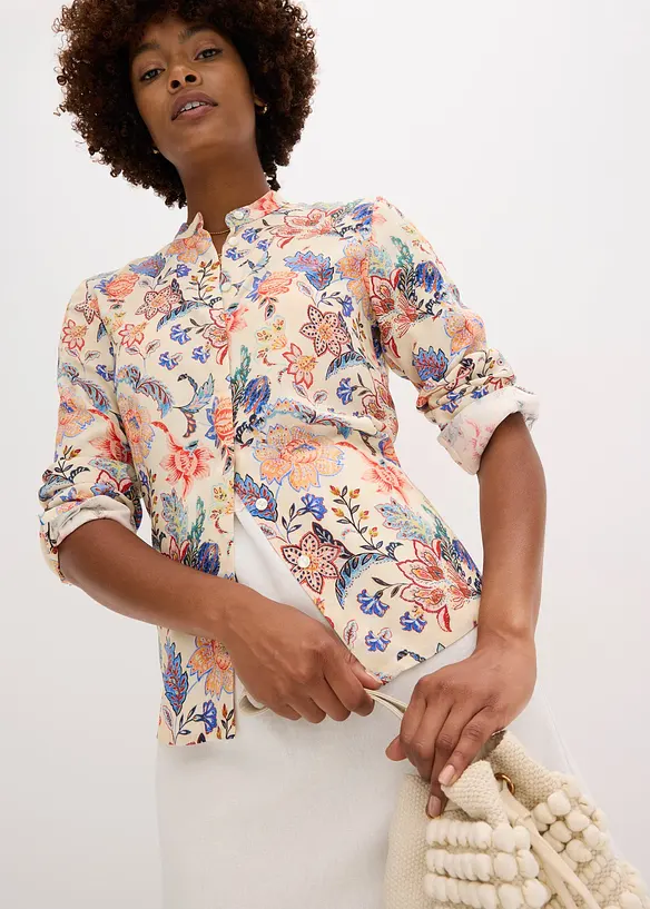 Camicetta in fantasia floreale, bonprix