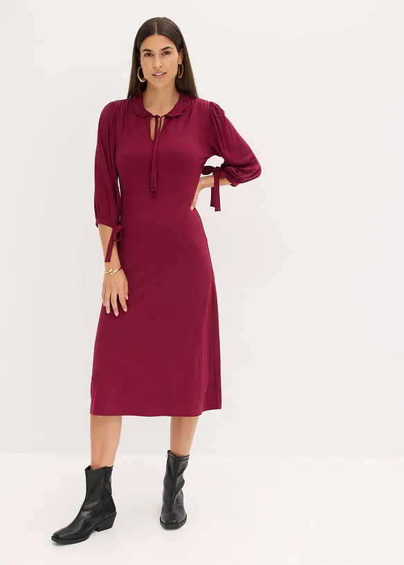 Abito di jersey in misto viscosa, bonprix
