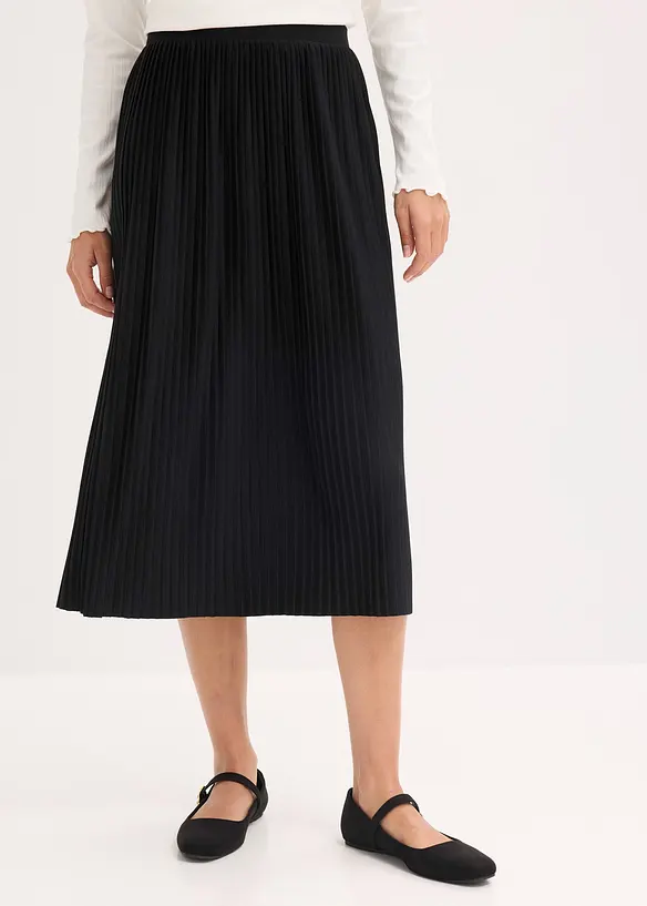 Gonna fluente in jersey misto viscosa, bonprix