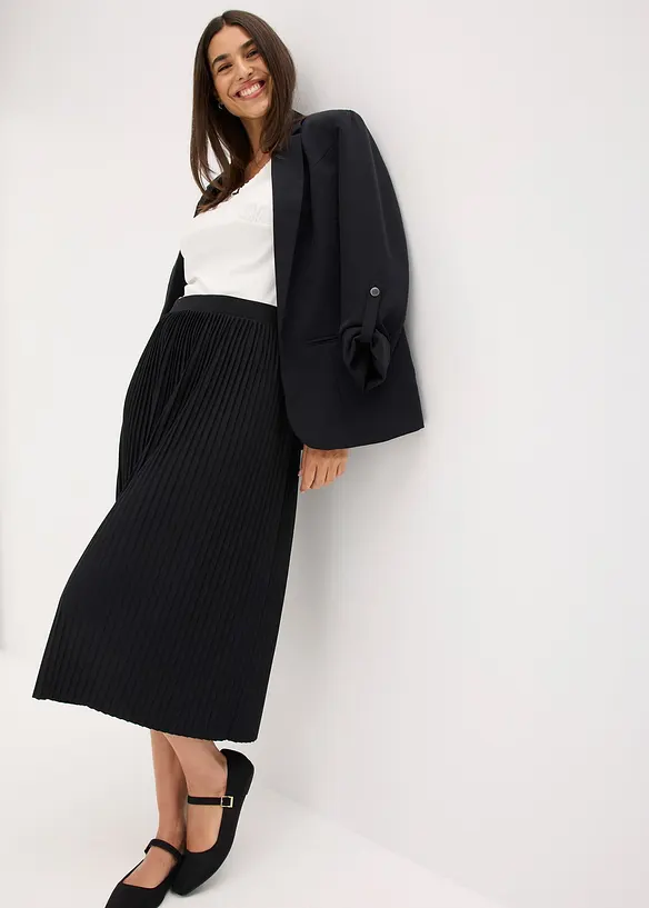Gonna fluente in jersey misto viscosa, bonprix