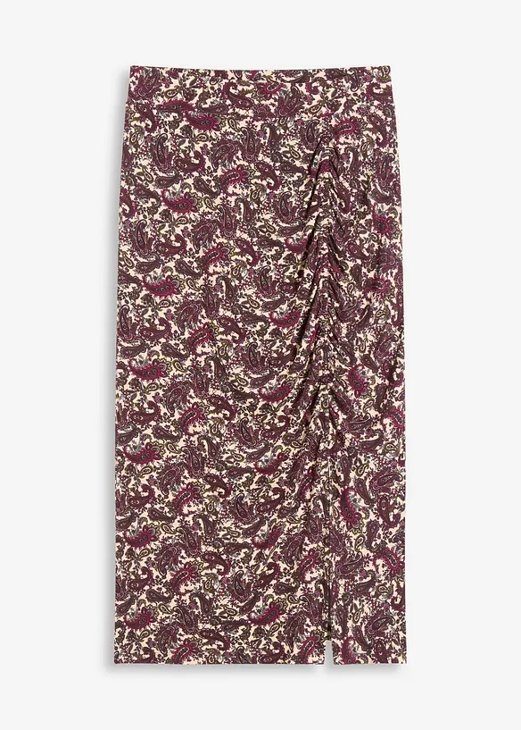 Gonna fluente in jersey misto viscosa, bonprix
