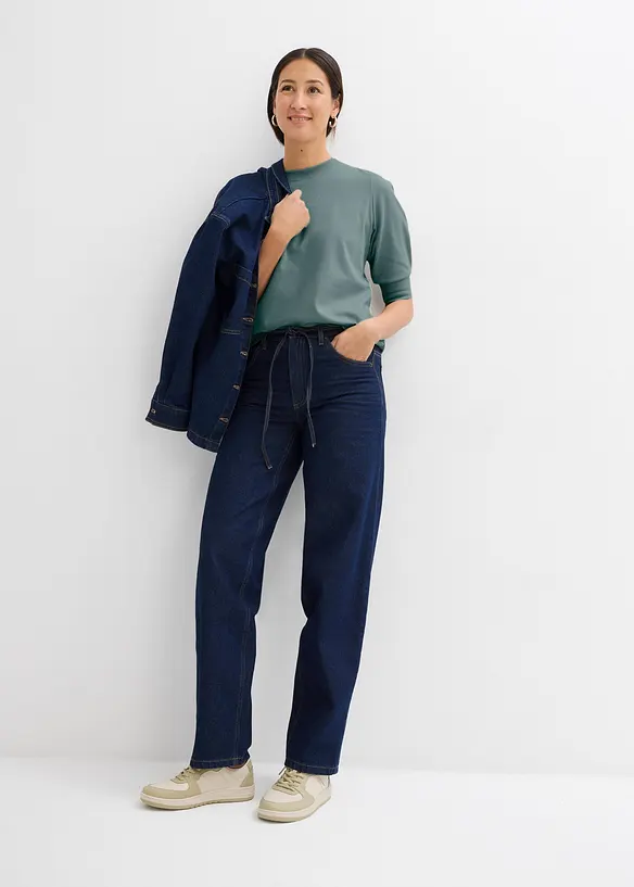 Maglia con maniche a sbuffo, bonprix