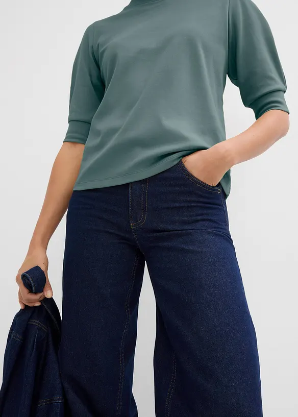 Maglia con maniche a sbuffo, bonprix