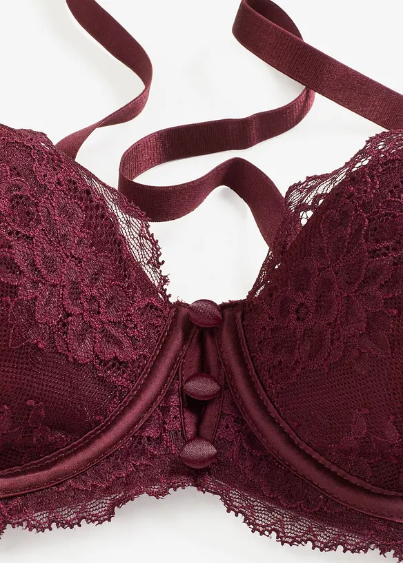 Reggiseno con coppe preformate in pizzo fine, bonprix