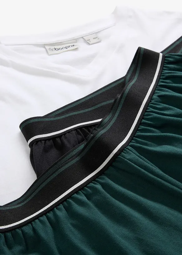 Pigiama con maglia e due pezzi sotto  (set 3 pezzi), bonprix