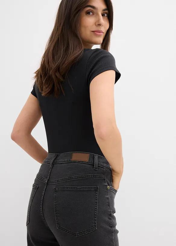 Jeans slim fit, vita alta, bonprix