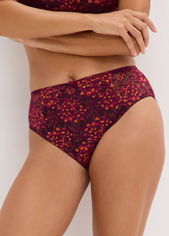Slip alto in pizzo delicato, bonprix