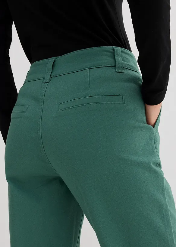 Pantaloni in twill in barrel shape, bonprix