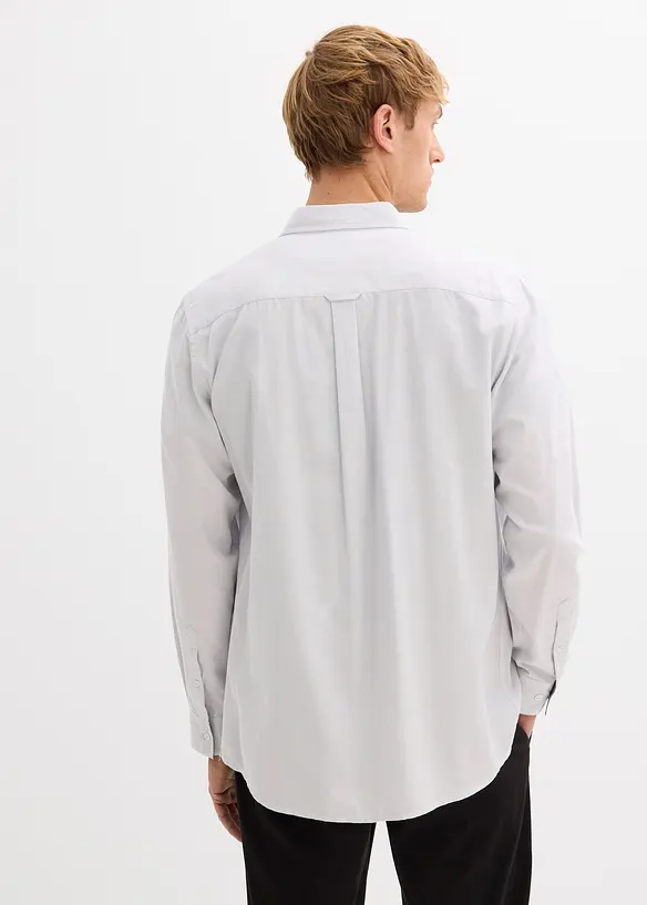 Camicia Oxford a maniche lunghe in puro cotone, bonprix