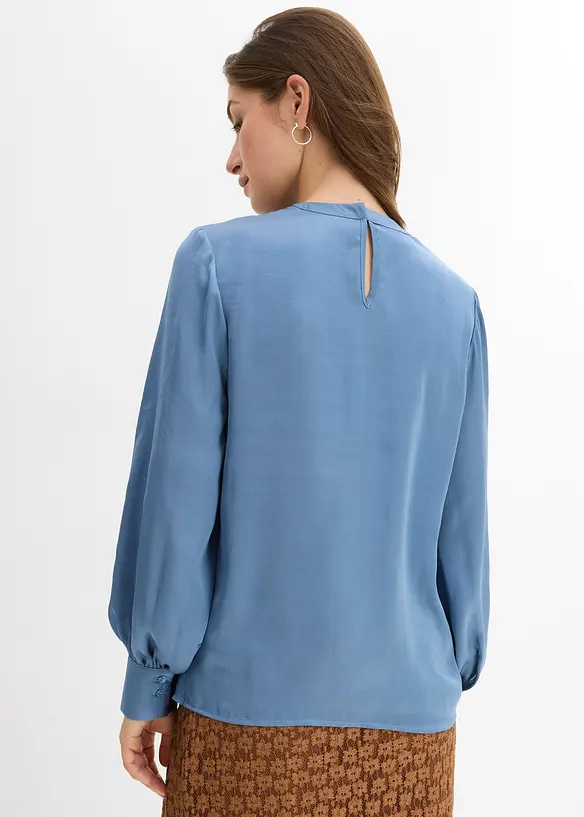 Blusa in satin fluente, bonprix
