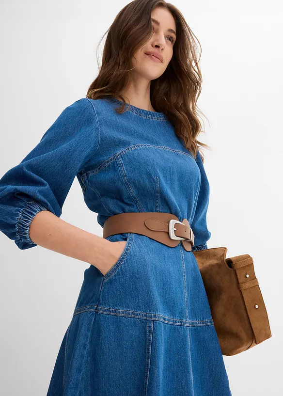 Abito di jeans in puro cotone, bonprix
