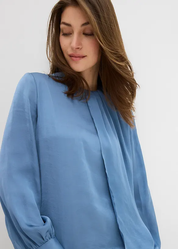 Blusa in satin fluente, bonprix