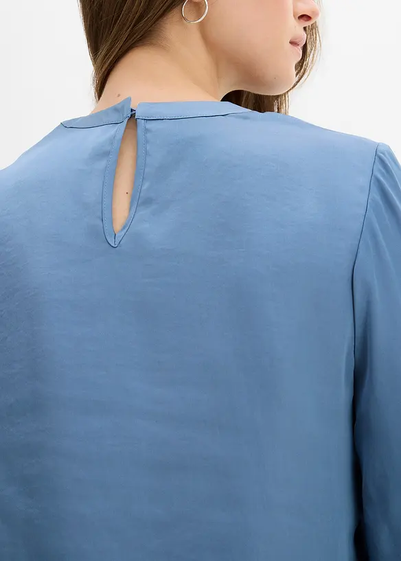 Blusa in satin fluente, bonprix
