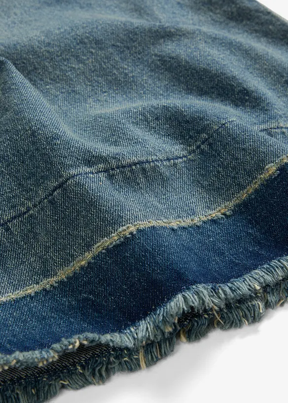 Jeans wide leg, vita media, bonprix