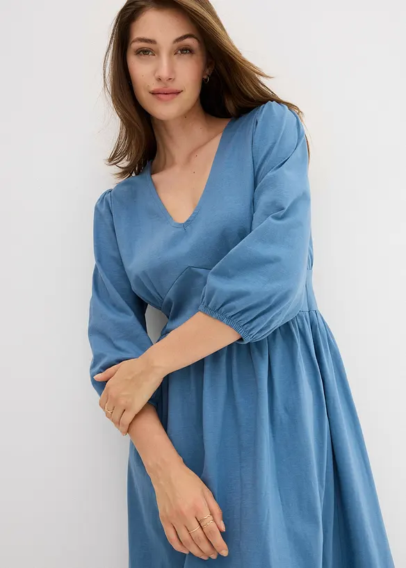 Abito in jersey di puro cotone, bonprix