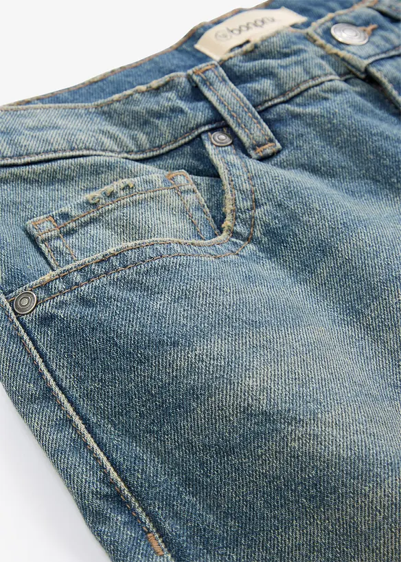Jeans wide leg, vita alta, bonprix