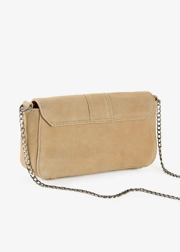 Borsa a tracolla in pelle scamosciata, bonprix