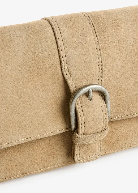 Borsa a tracolla in pelle scamosciata, bonprix