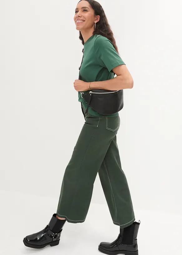 T-shirt in puro cotone biologico pesante, bonprix