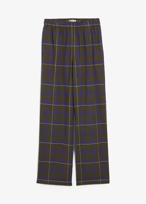 Pantaloni in flanella di cotone biologico, bonprix
