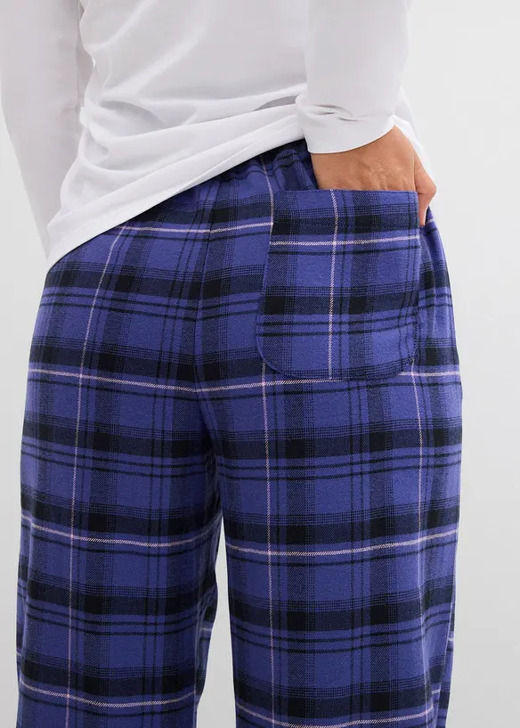 Pantaloni in flanella di cotone biologico, bonprix