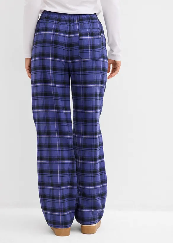 Pantaloni in flanella di cotone biologico, bonprix