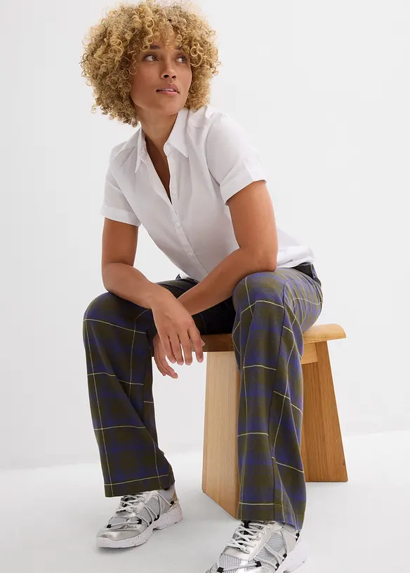 Pantaloni in flanella di cotone biologico, bonprix
