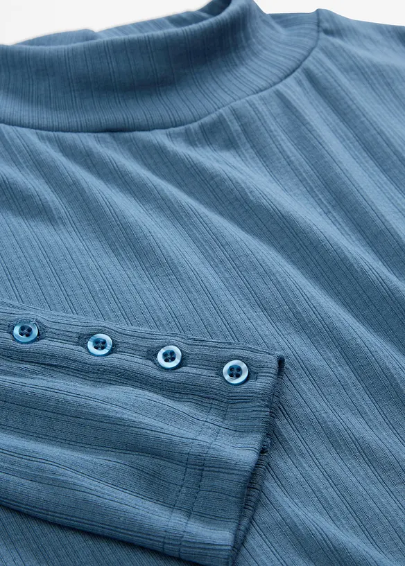 Maglia a maniche lunghe a coste, bonprix
