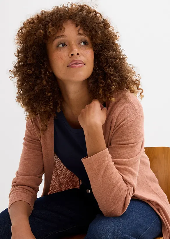 Cardigan lungo aperto, bonprix