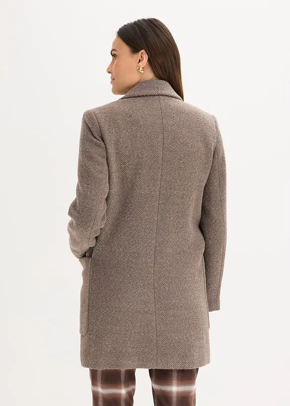 Cappotto corto in simil lana, bonprix