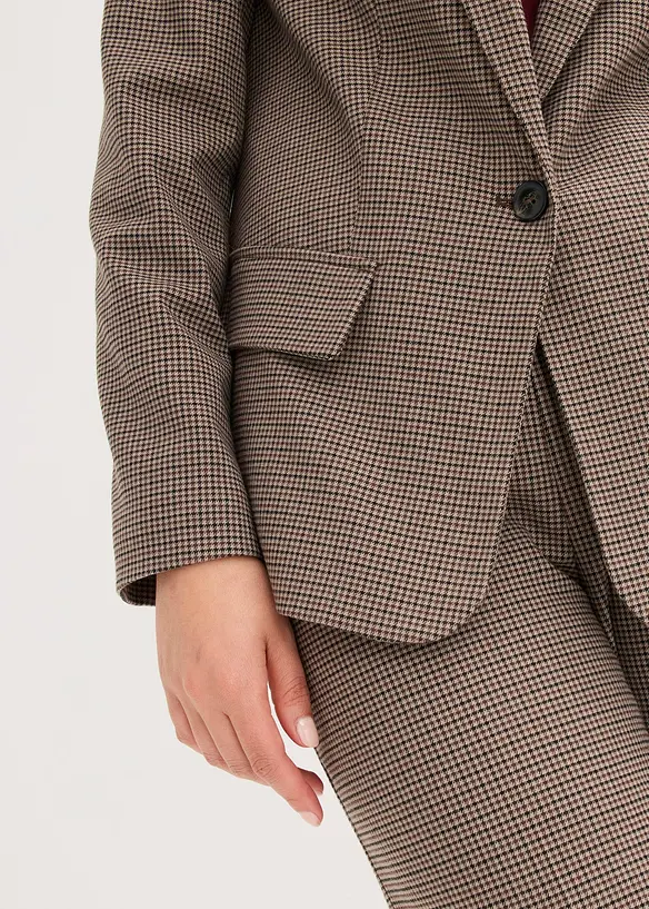 Blazer oversize a quadri, bonprix