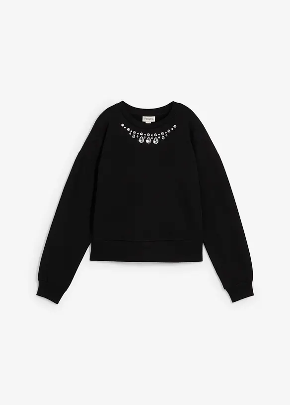 Felpa oversize in cotone, bonprix