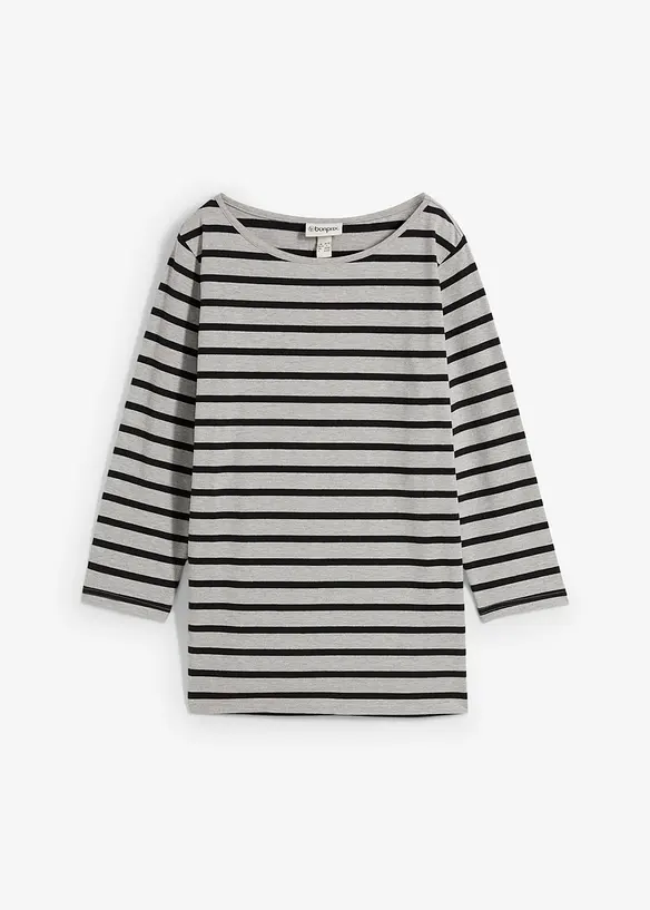 Maglia a maniche lunghe con puro cotone biologico, bonprix