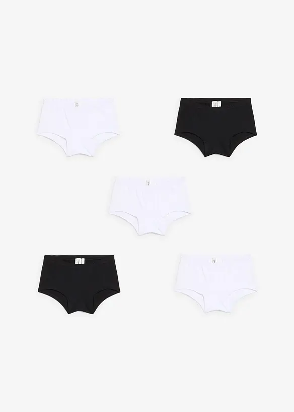 Panty con cotone biologico morbido (pacco da 5), bonprix