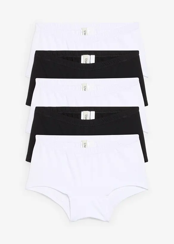 Panty con cotone biologico morbido (pacco da 5), bonprix