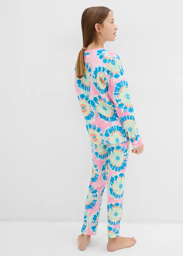 Pigiama + pigiama estivo con cotone biologico morbido (set 4 pezzi), bonprix