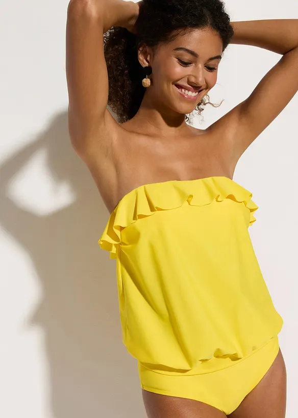 Tankini a fascia con spalline multiway (set 2 pezzi), bonprix
