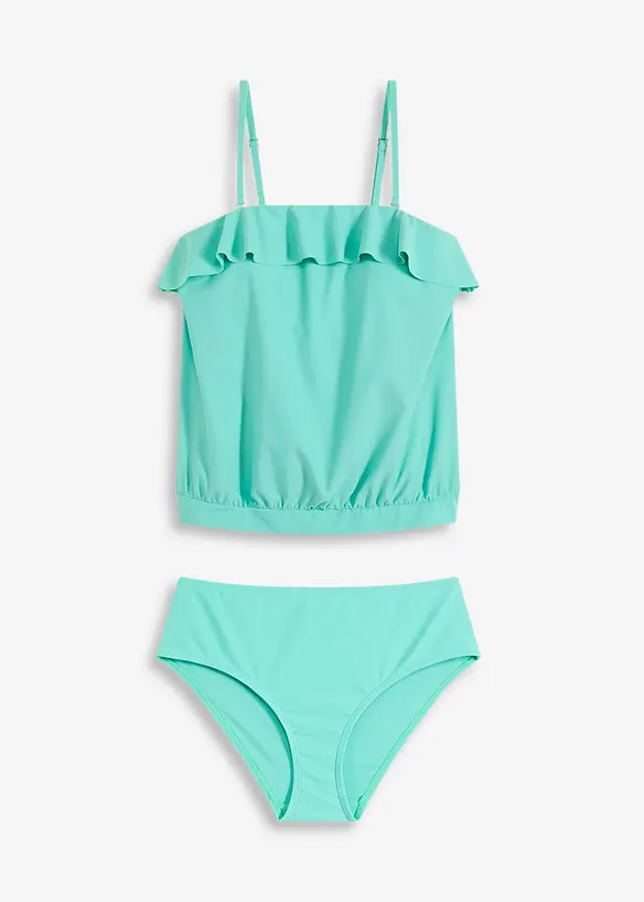 Tankini a fascia con spalline multiway (set 2 pezzi), bonprix