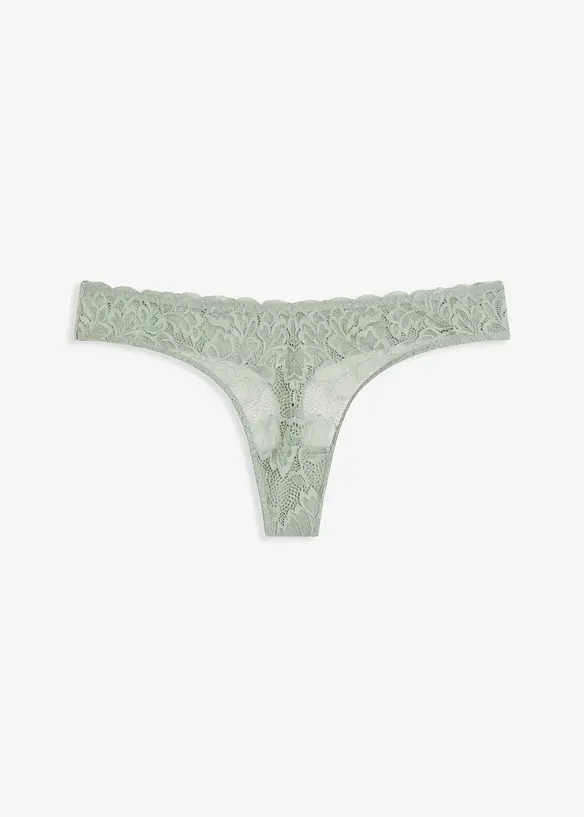 Perizoma a V con pizzo floreale, bonprix