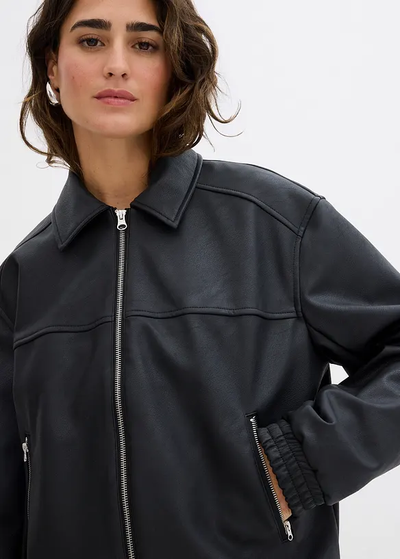 Giacca in similpelle oversize, bonprix