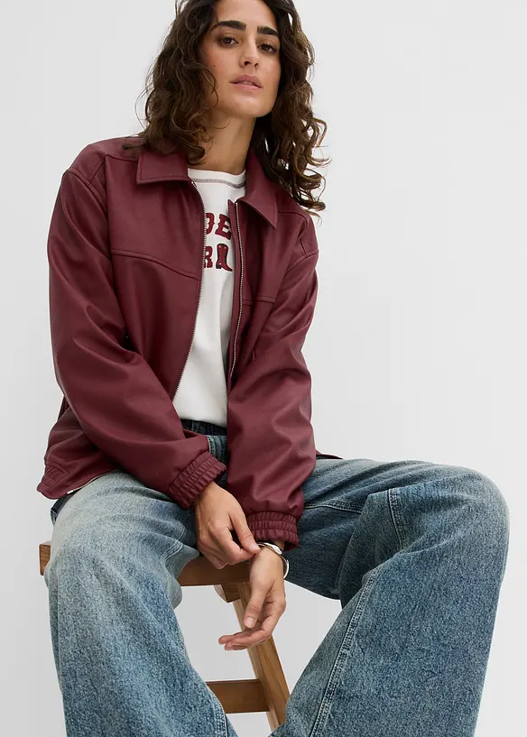 Giacca in similpelle oversize, bonprix