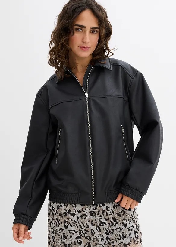 Giacca in similpelle oversize, bonprix