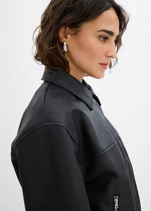 Giacca in similpelle oversize, bonprix