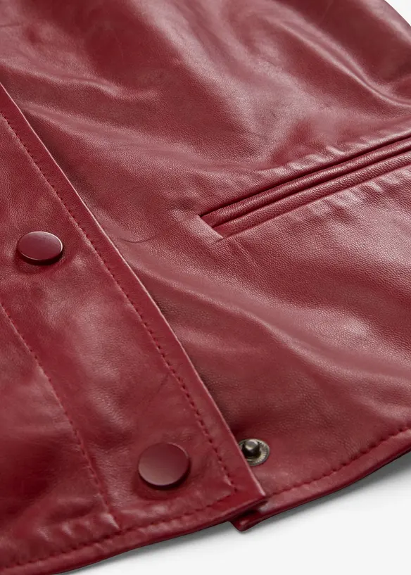 Gilet in nappa di agnello, bonprix