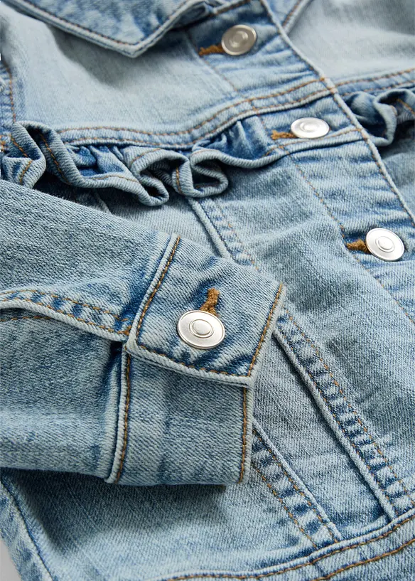 Giacca di jeans in misto cotone biologico elasticizzato, bonprix