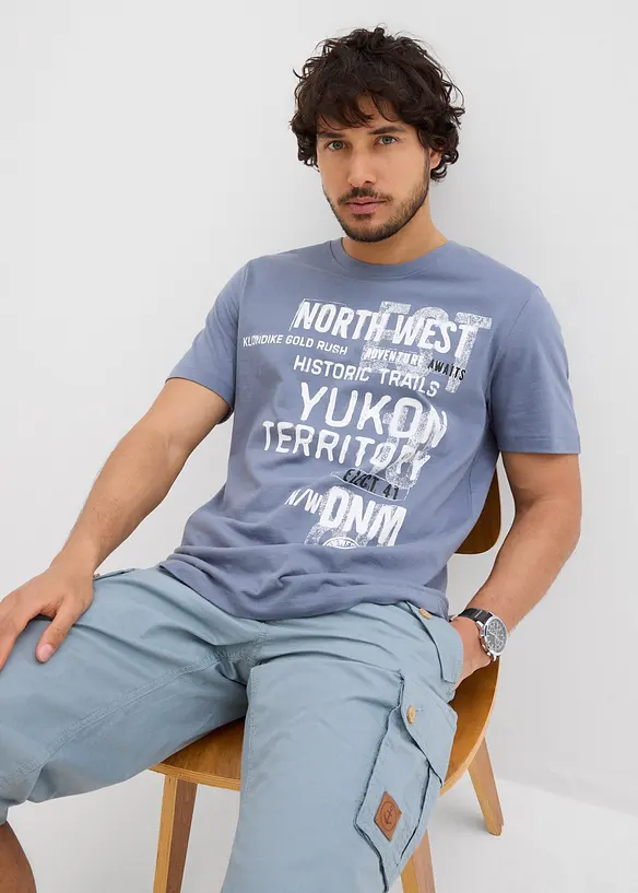 T-shirt in puro cotone biologico, bonprix