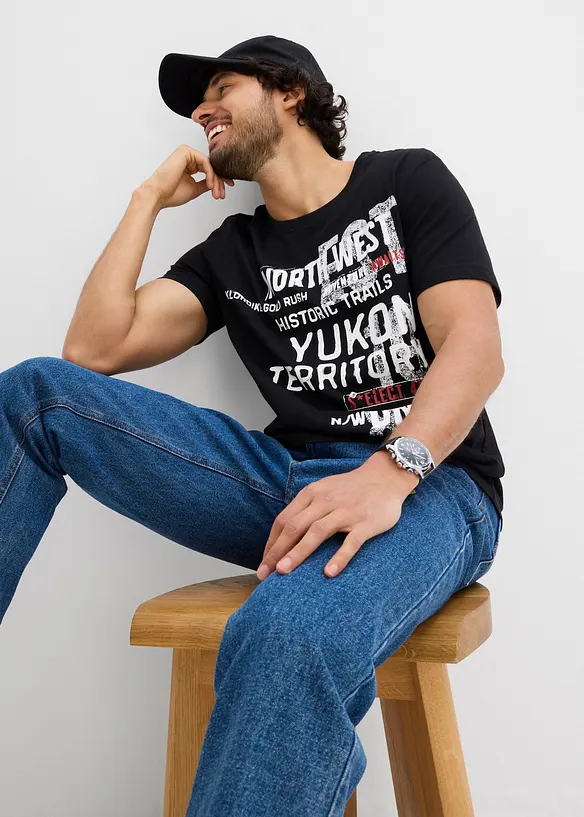 T-shirt in puro cotone biologico, bonprix