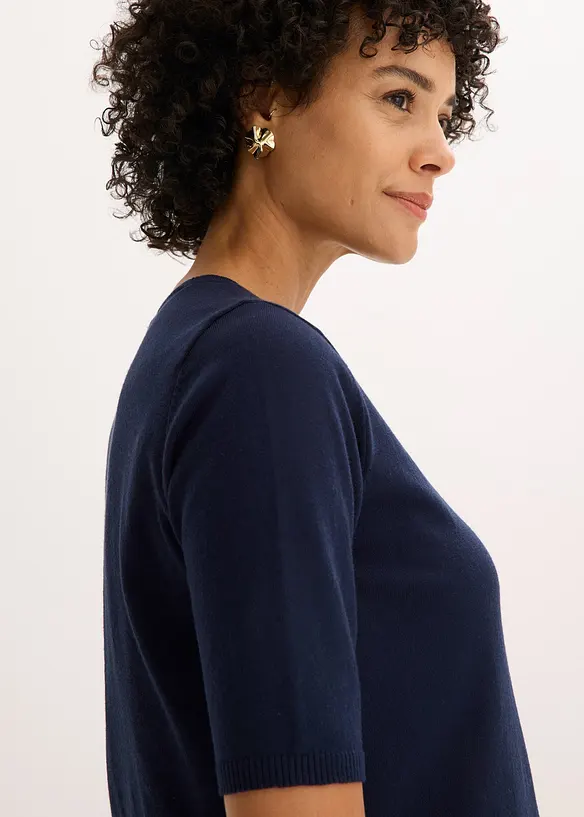 Cardigan in filato fine misto viscosa, bonprix