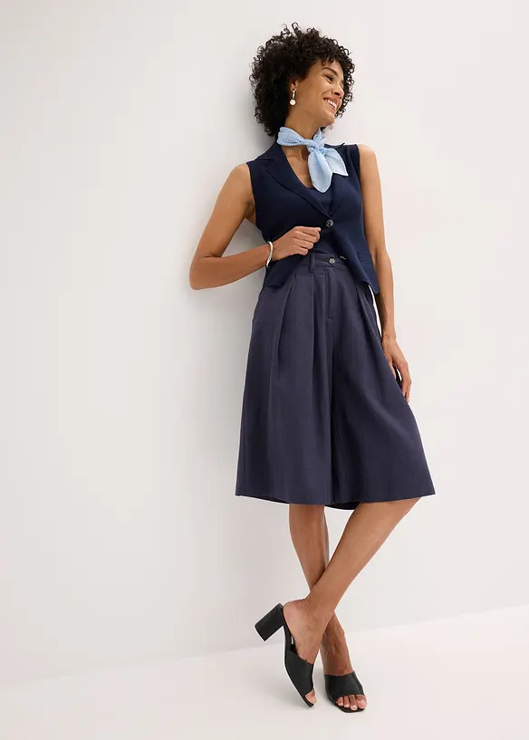 Bermuda con pinces, bonprix