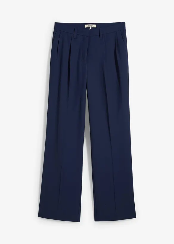 Pantaloni fluenti con pinces, bonprix